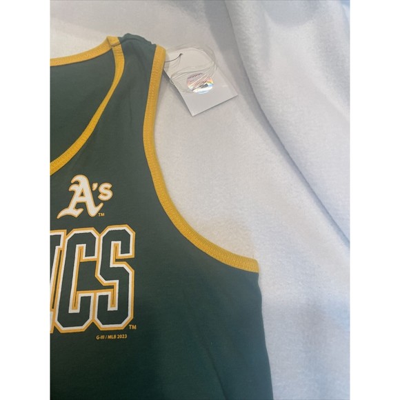 MLB Oakland A's Athletics Women's  BaseballTank Top GENUINE MERCHANDISE SZ M NWT - Picture 5 of 6
